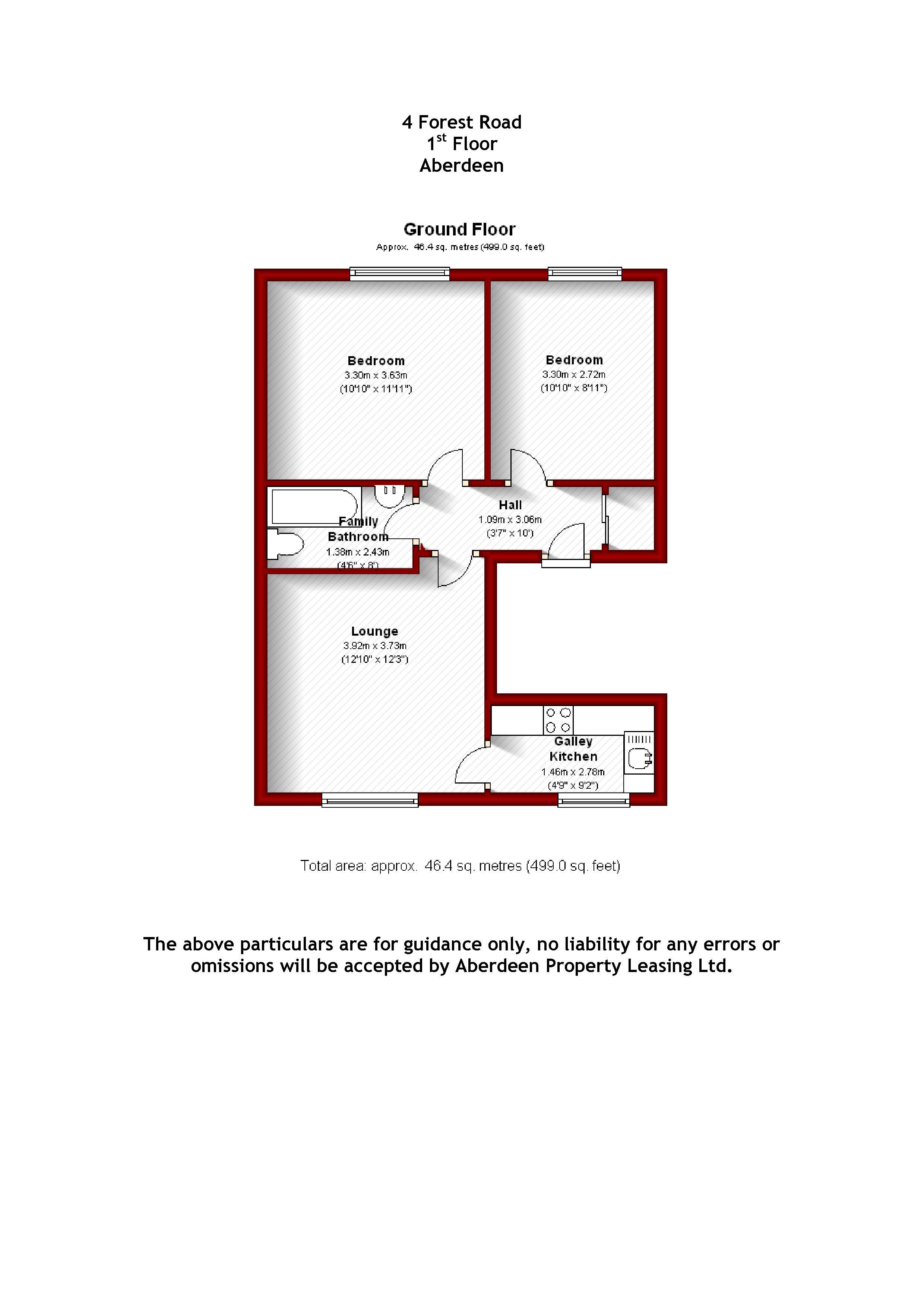 Forest Road, First Floor, AB15 floorplan