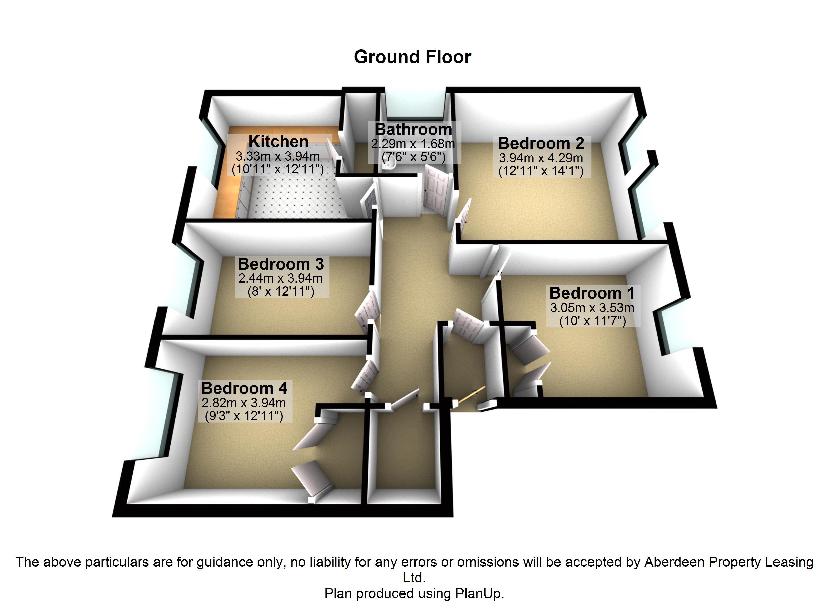 Linksfield Gardens, Ground Floor, AB24 floorplan