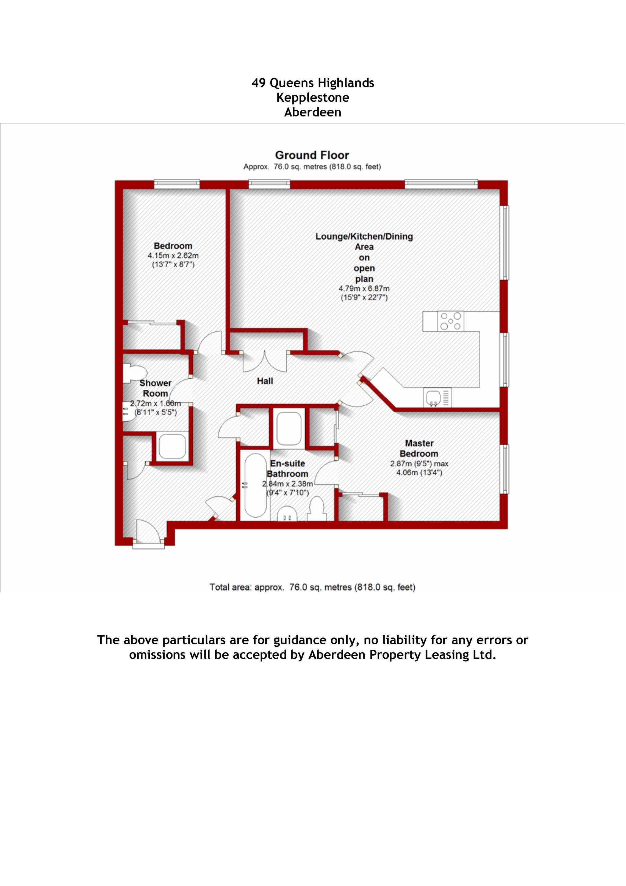 Queens Highlands, Kepplestone, AB15 floorplan