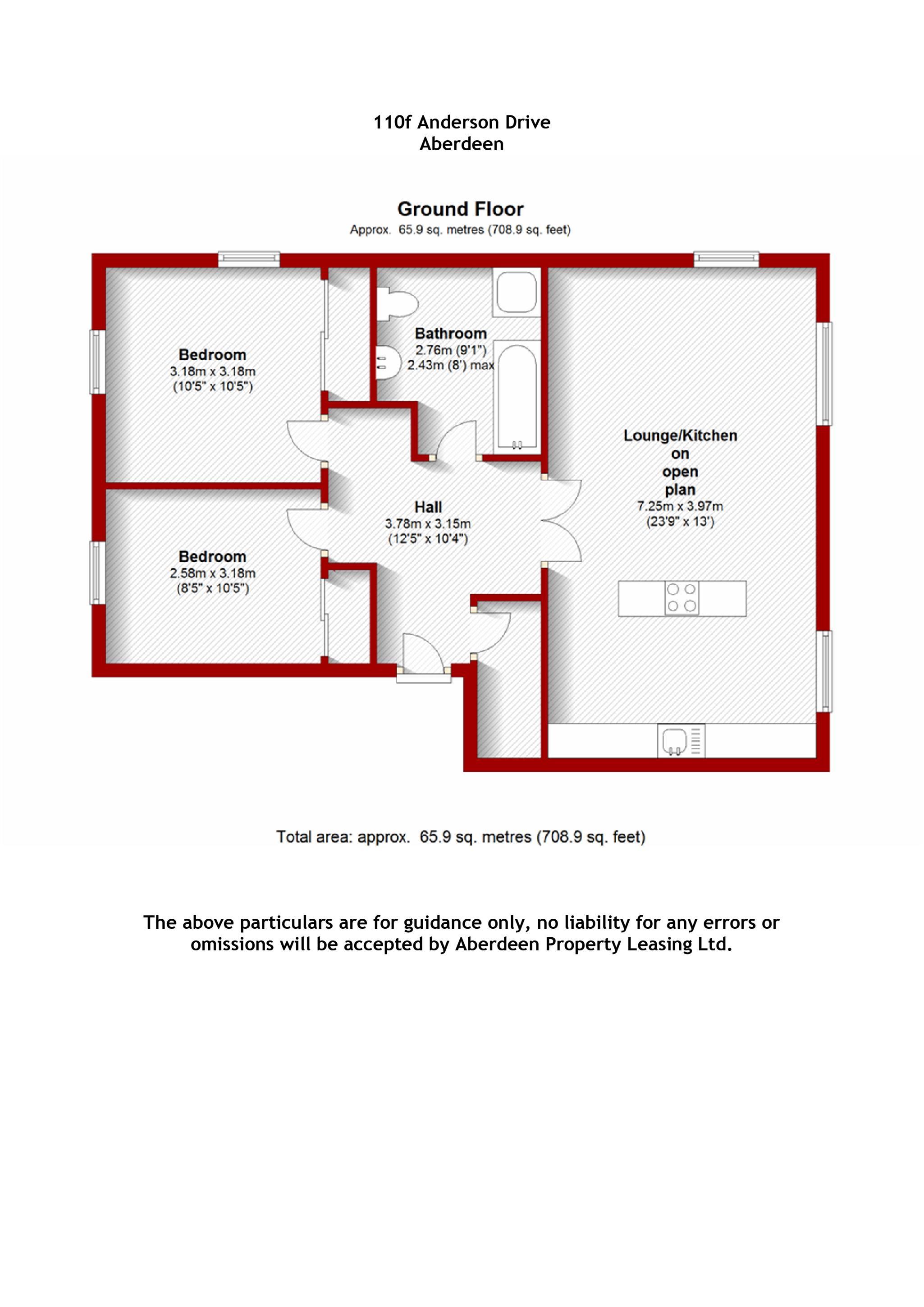 Anderson Drive, Aberdeen, AB15 floorplan