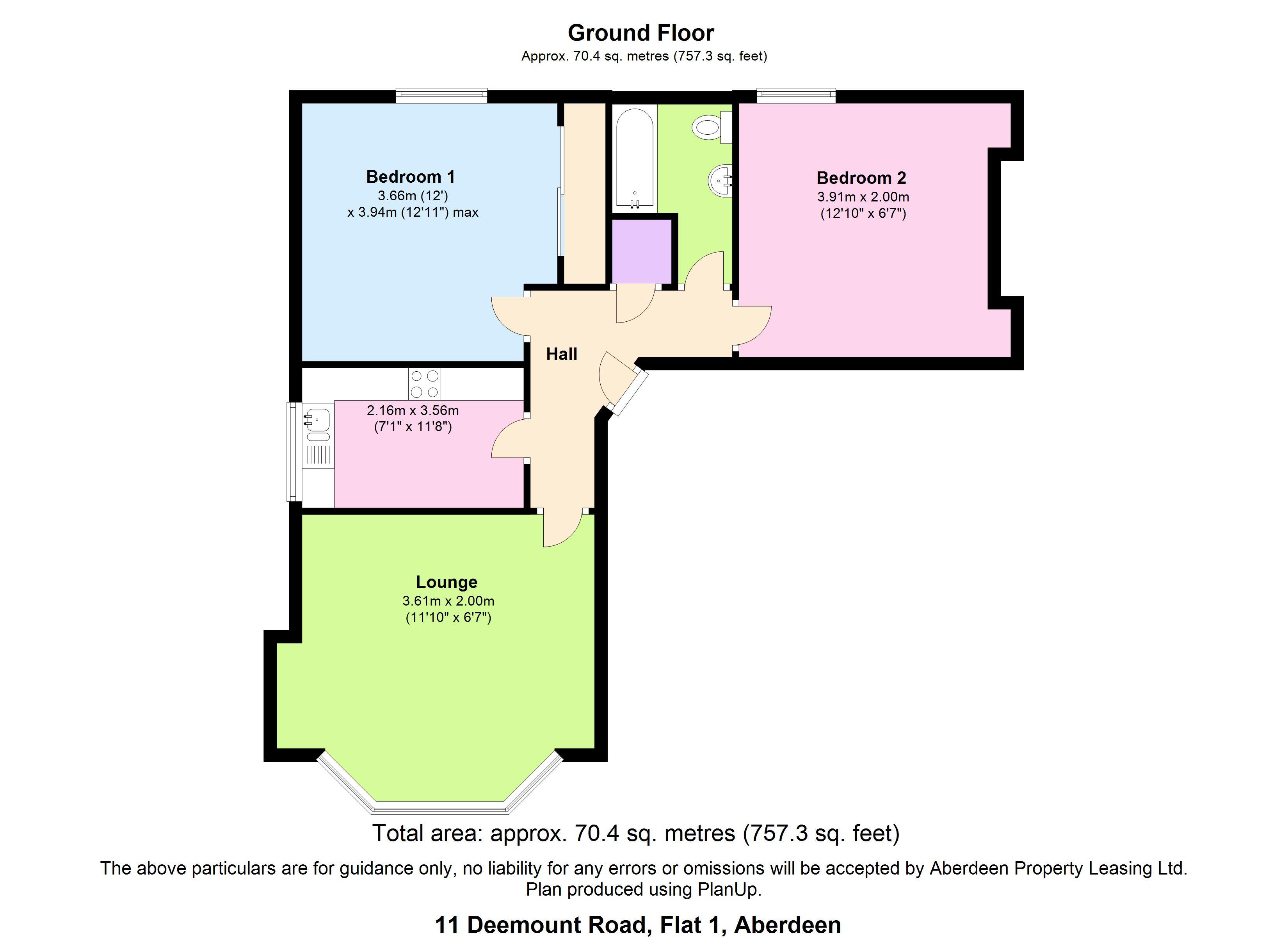 Flat  Deemount Road, Deemount Road, AB11 floorplan